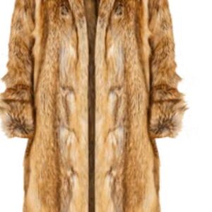 Roaman's Tan Faux Fur Coat